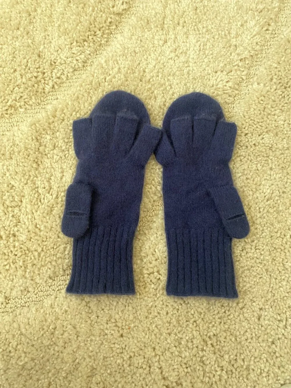 Hill House Cashmere Glovelettes Blue